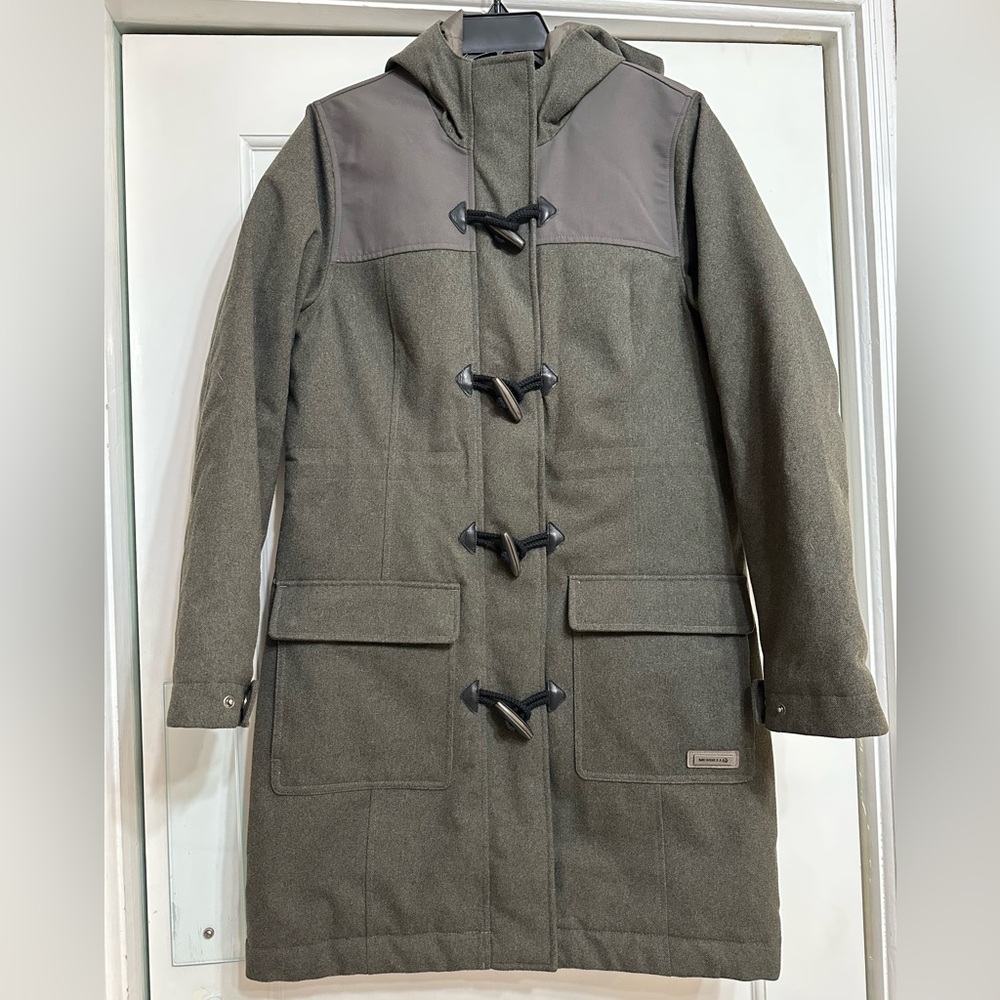 MERRELL Women’s‎ Select Dry Insulated Pea Coat, Dark Grey, Medium